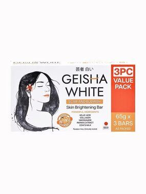 Geisha White Soap Scar and Blemish (Intense) Triple Pack
